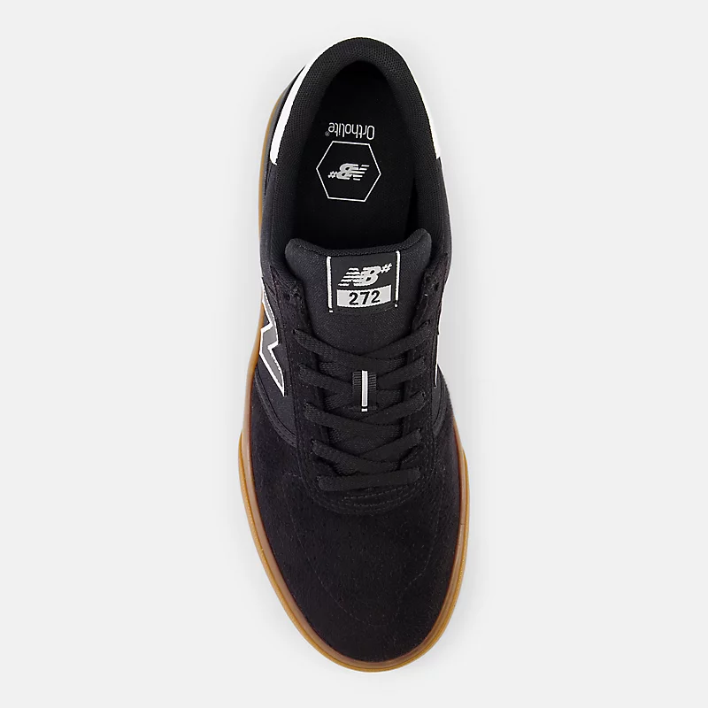 Chaussures synthétiques NB Numeric 272 pour homme – Noires et blanches
