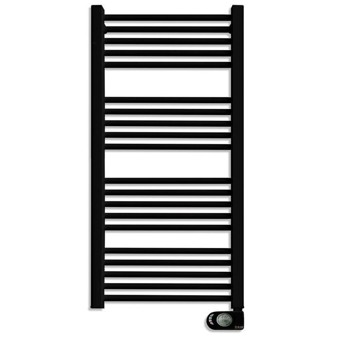 Sèche-serviettes électrique à inertie sèche HJM, 750 W, Noor, Noir