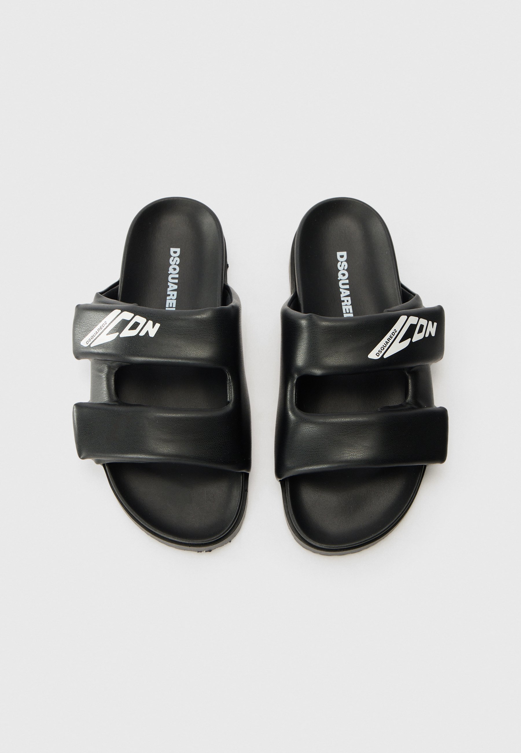 Chaussons DSQUARED2 ICON - noir/blanc