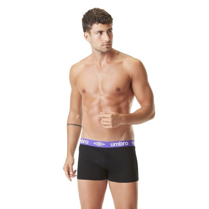 Boxer da uomo Umbro - Neri (confezione da 4)