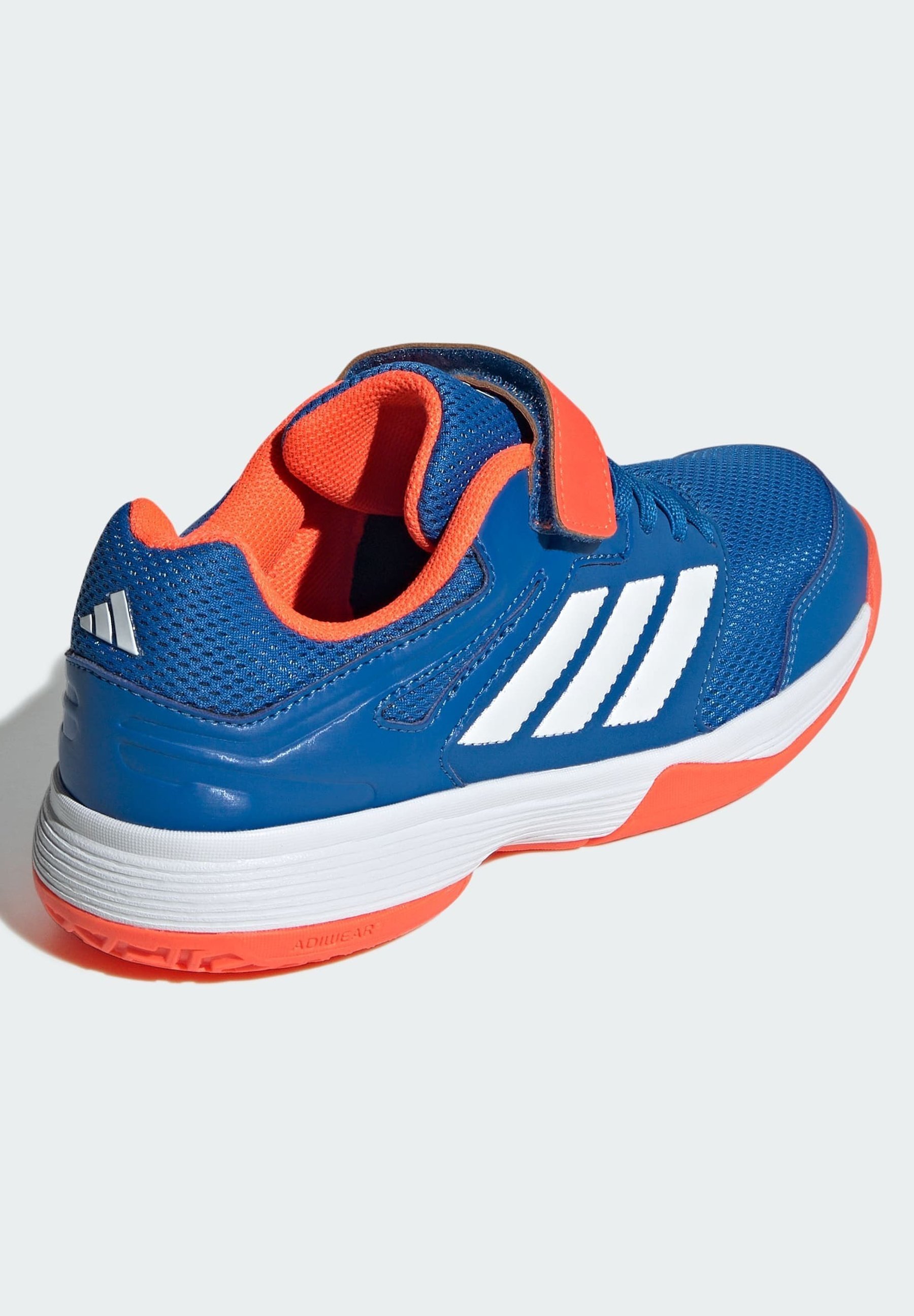 adidas Performance COURT - Volleybalschoenen - helder koningsblauw, wolkenwit, team zonne-oranje