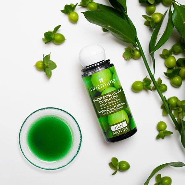 Ájurvédský vlasový olej Amla & Bhringraj|105ML