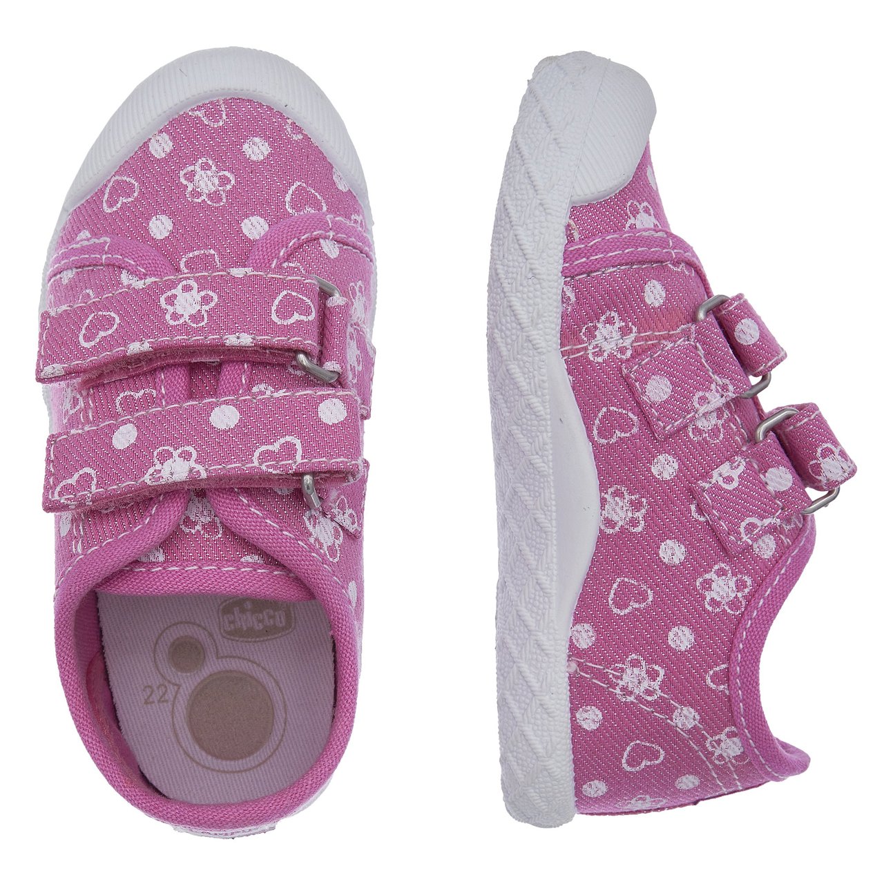 Cambridge 3 Hearts pinke Sneaker für Mädchen