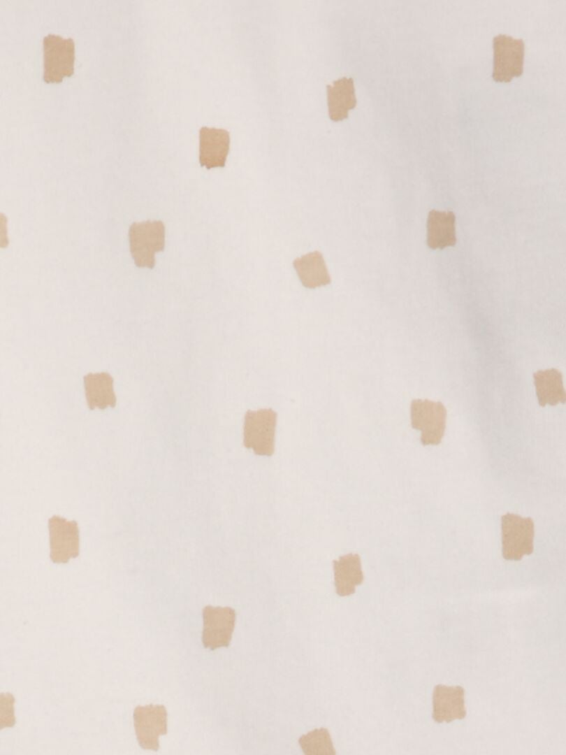 Korte pyjamaset - t-shirt + short - 2-delig - WIT