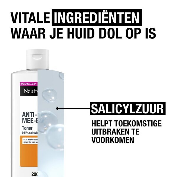 Neutrogena tonik za čišćenje lica protiv mitesera<br>200ml - Nečista koža, miteseri