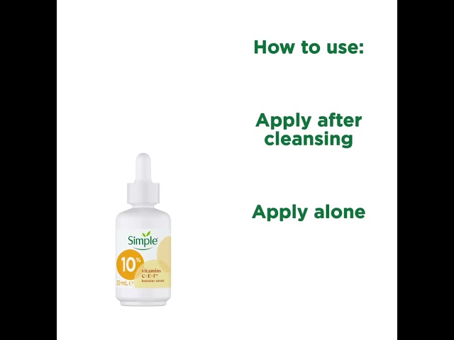 Siero semplice con il 10% di vitamine C+E+F, 30 ml