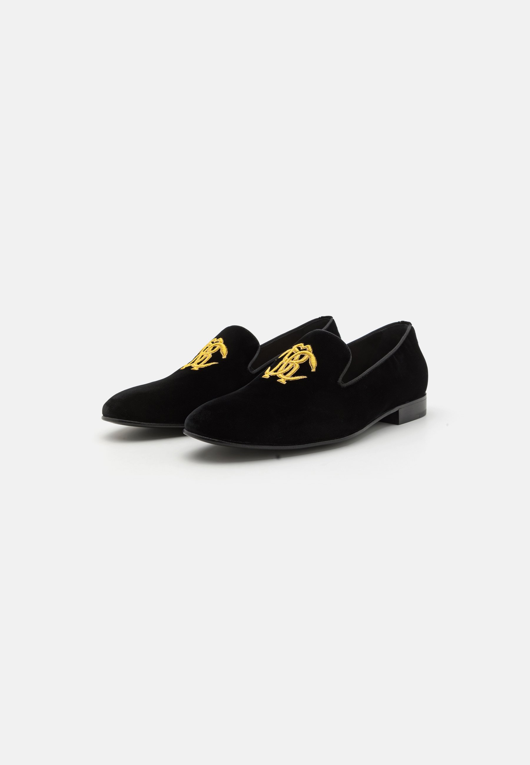 Roberto Cavalli LOAFER - Slip-on - nero/oro