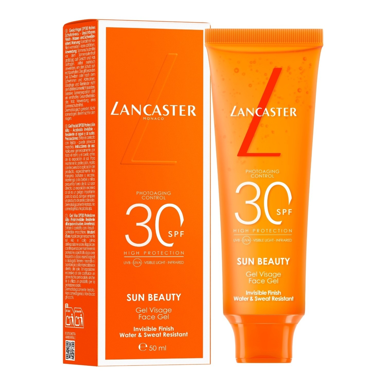 Lancaster gel za lice s kremom za sunčanje SPF 30 - 50 ml