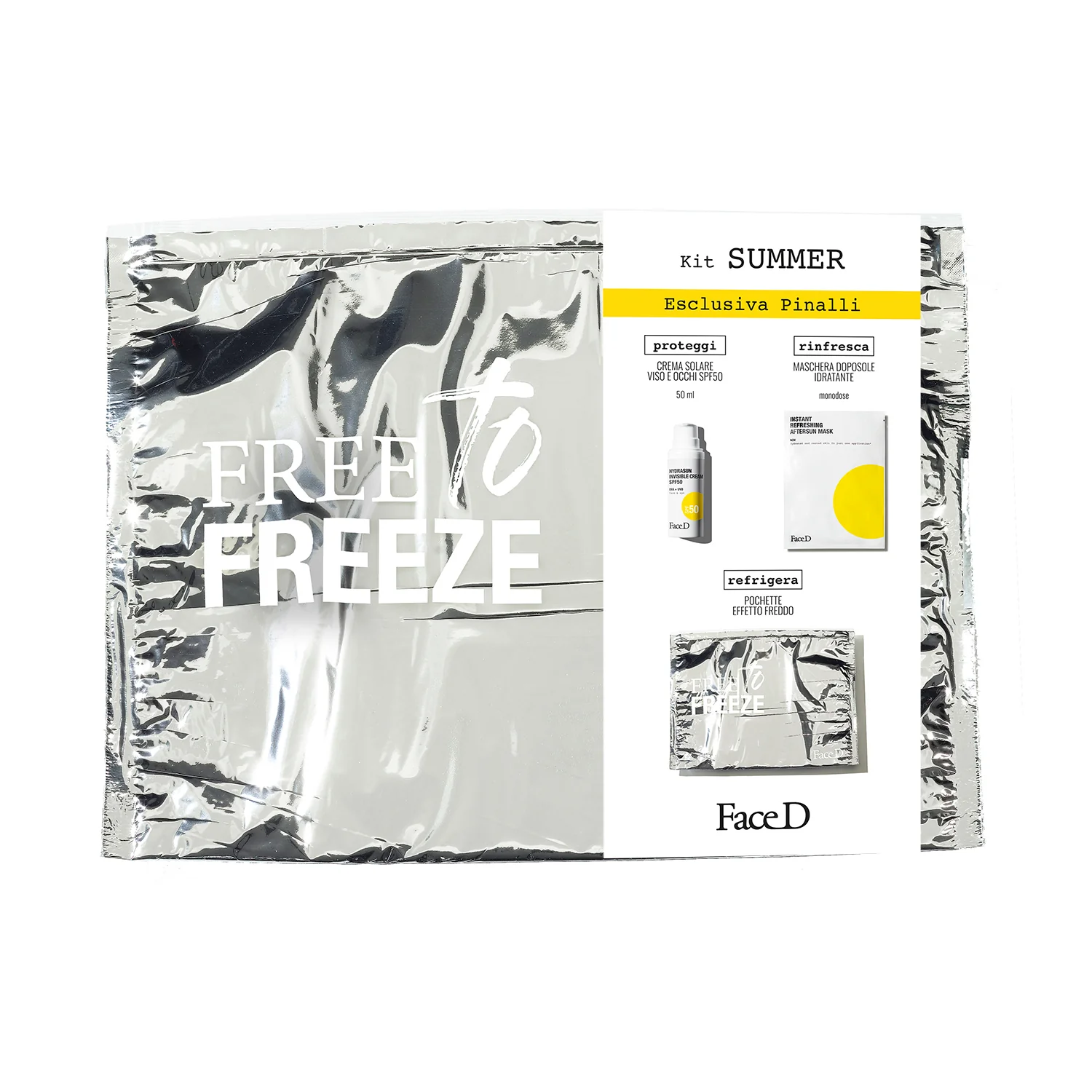 Viso Kit Summer - Cofanetto Solare, Cofanetti Solare, Coffret Solare, Solare viso alta prot., Maschera doposole
