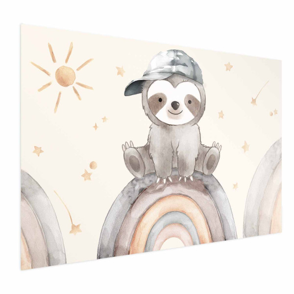 Plakat Pośród gwiazdek i tęcz 30x21 cm