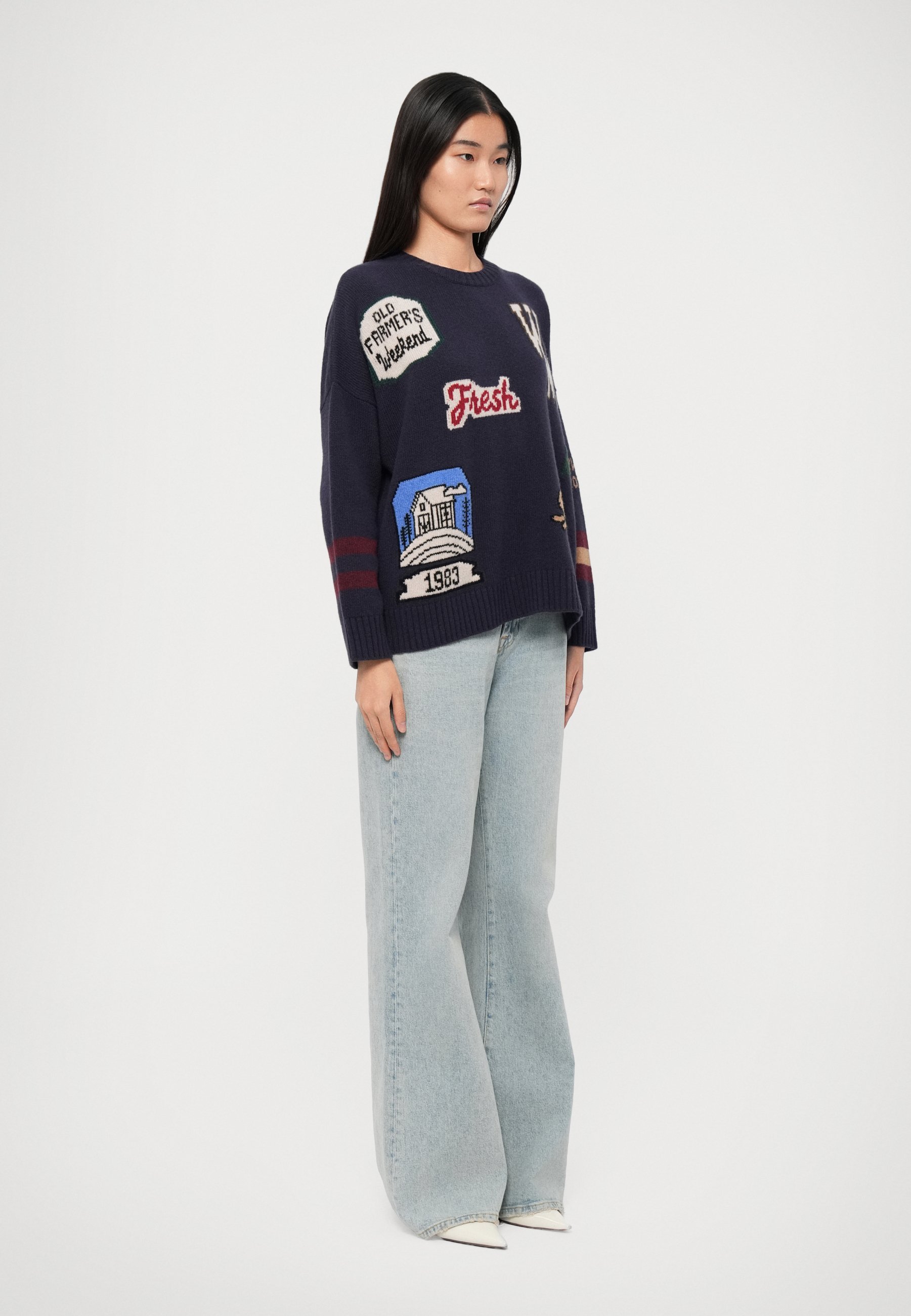 HELG MaxMara PAVIDI - Jumper - blå