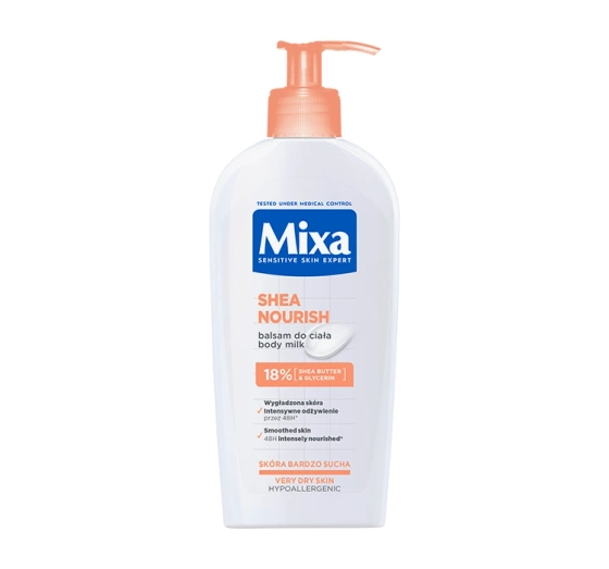 Mixa Shea Nourish intensywnie odżywiający balsam do ciała 400 ml