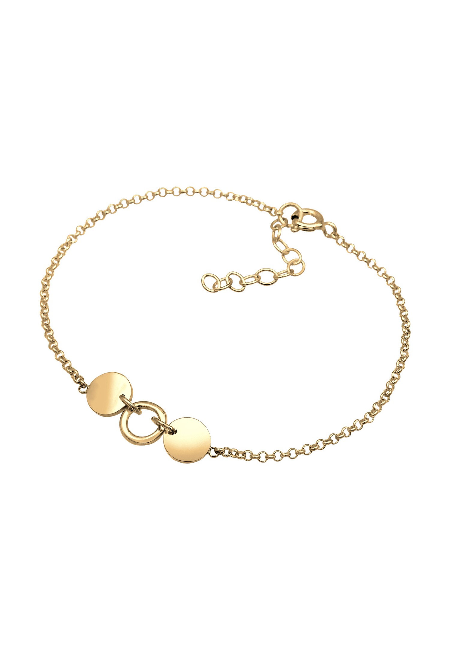 Elli Geo Plaquette Bracelet Femme - (925/1000) Argent