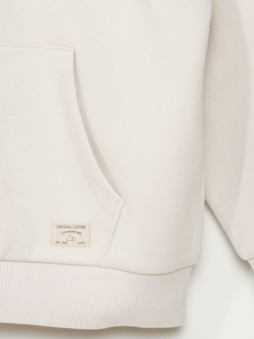 Fleece sweatshirt - WIT