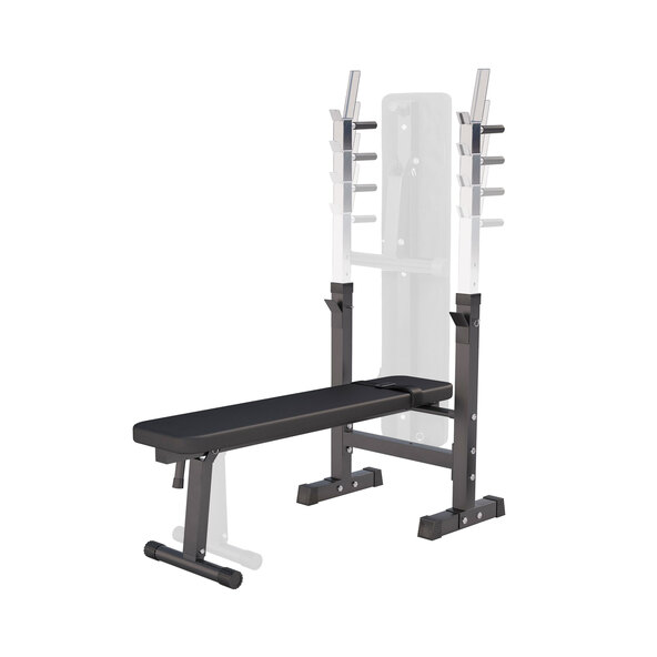 Vektbenk med vektstangsett, 100 kg, svart