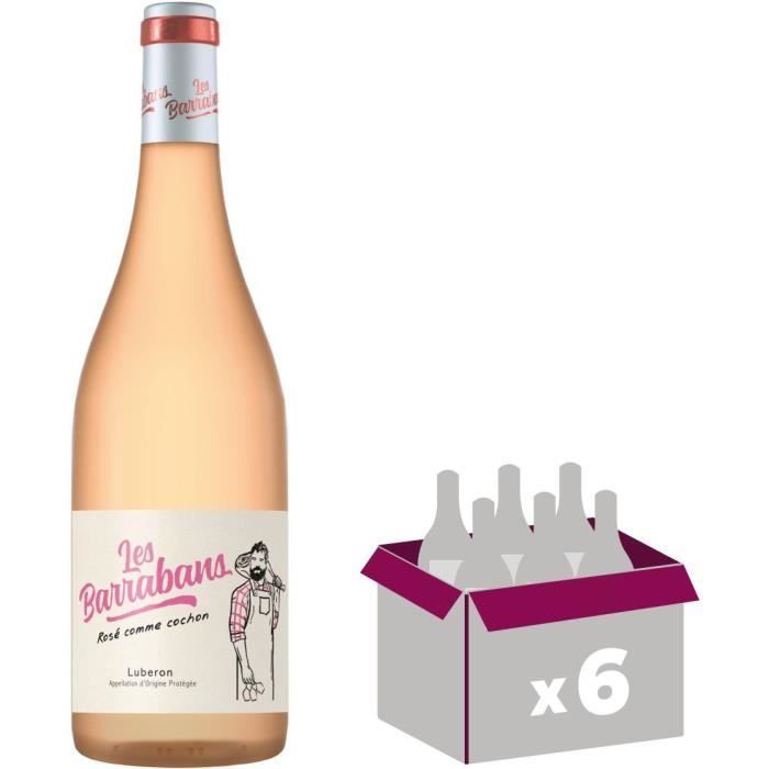 Les Barrabans 2023 Luberon - Rhône Rosé Wijn x6