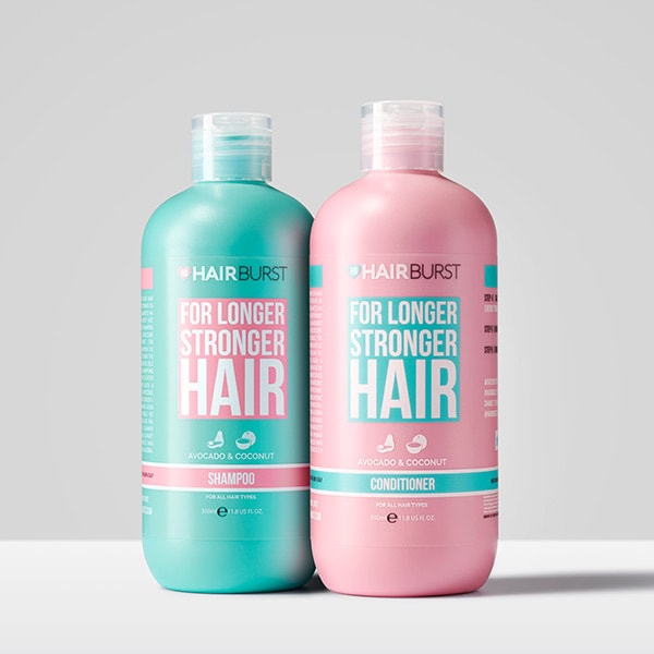 Shampoo e Condicionador Hairburst para Cabelos Mais Longos e Fortes 350ml