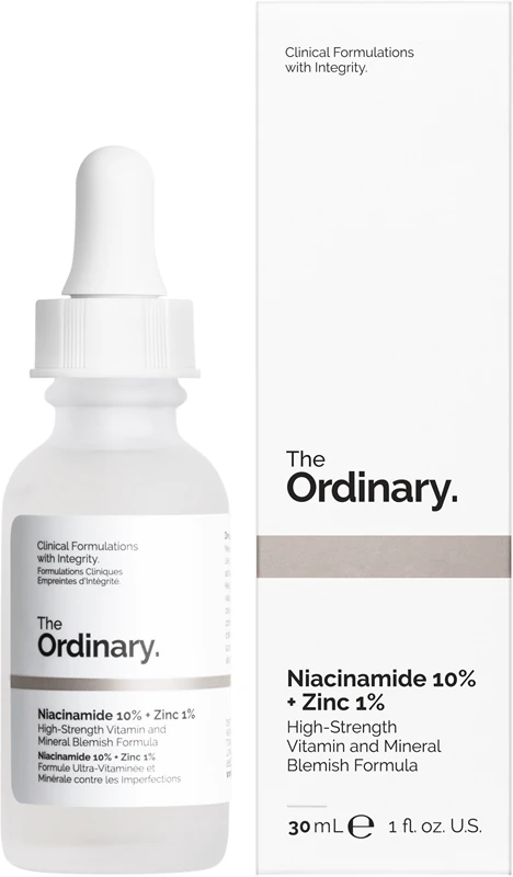 Sérum Facial Iluminador The Ordinary Niacinamida 10% + Zinco 1%