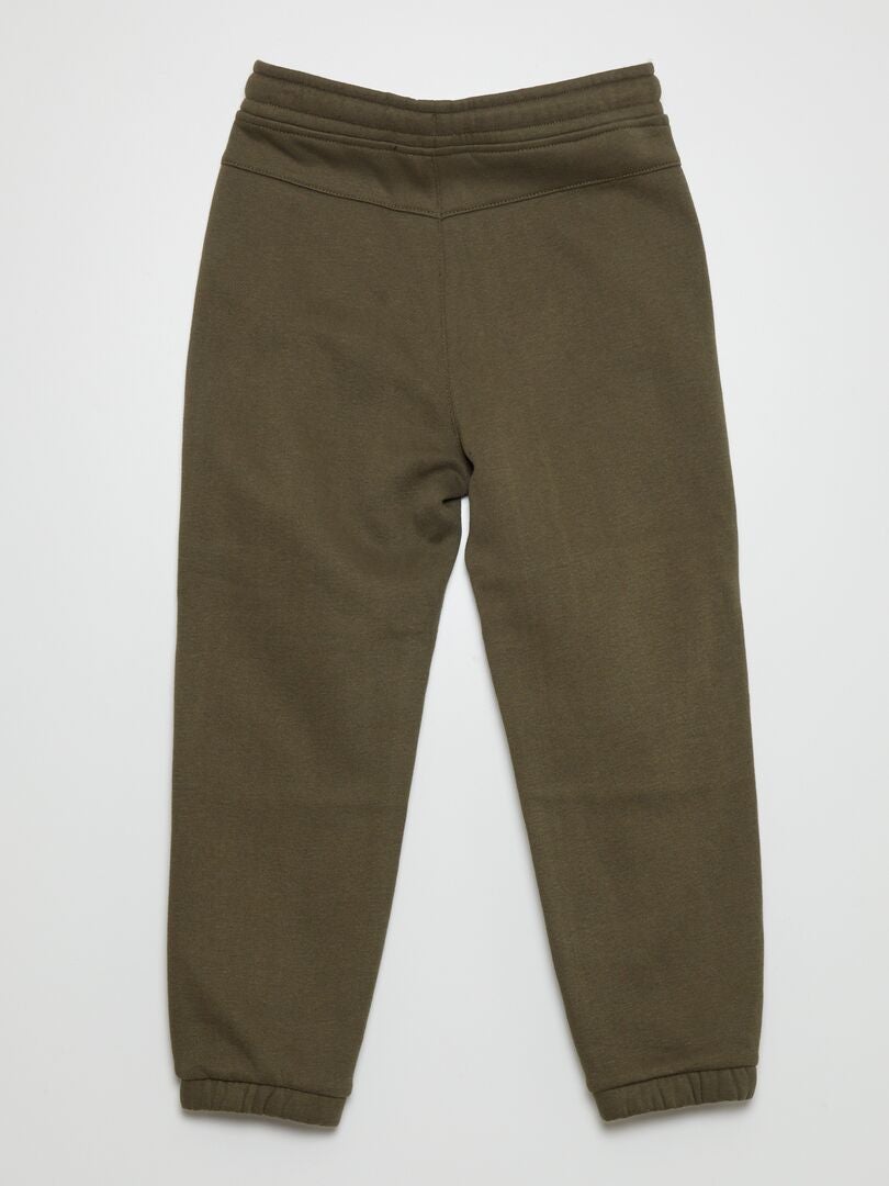 Fleece joggingbroek - kaki