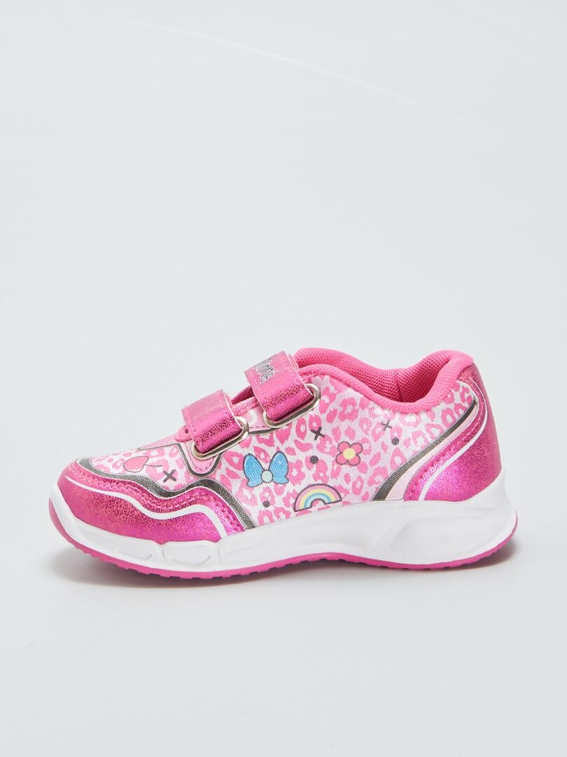 Lichtgevende 'Minnie' sneakers - fuchsia
