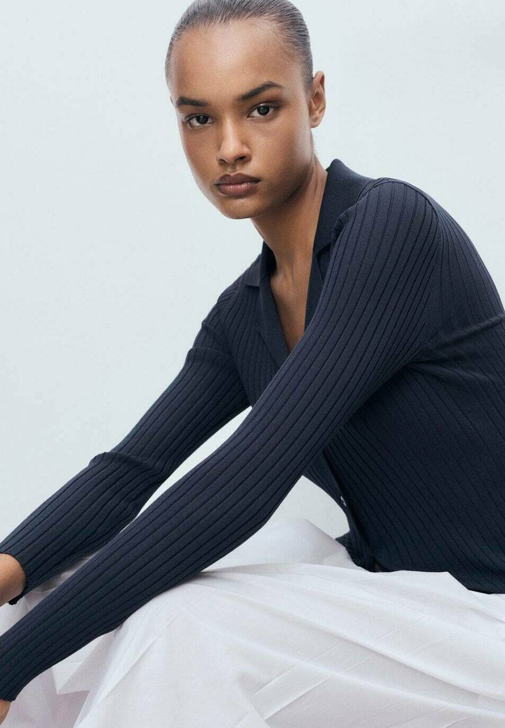 Cardigan Mango - blu royal