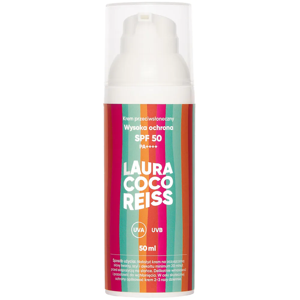 Laura Coco Reiss Krem przeciwsłoneczny wysoka ochrona SPF50
