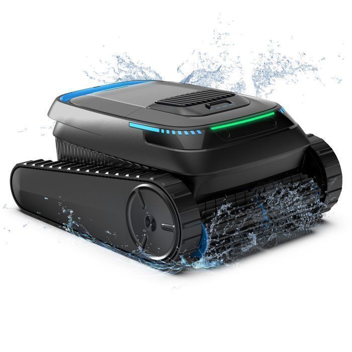 AIRROBO CP20 Robot Piscine, Aspirateur de Piscine sans Fil pour Sols, 120Min & 170m² d'Autonomie,Forte Puissance d’Aspiration