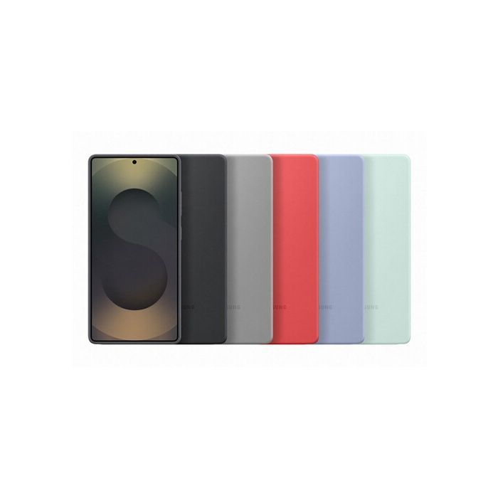 Black Silicone Case for Galaxy S25 Ultra