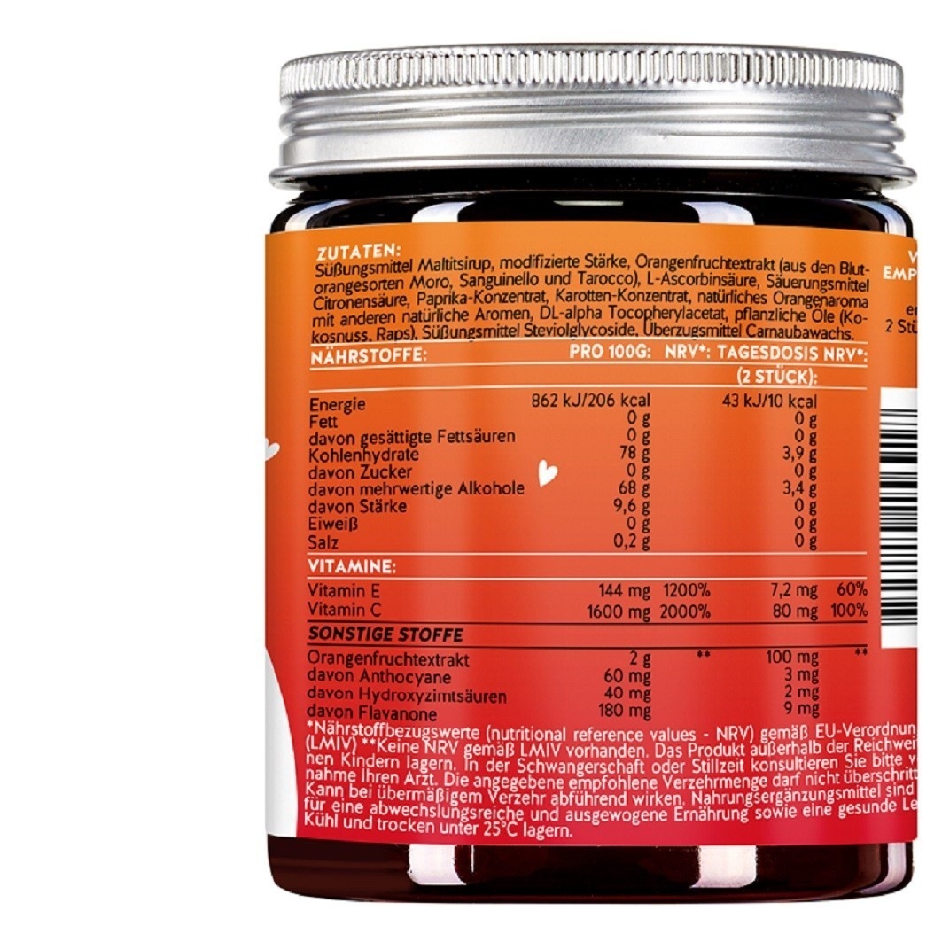 Dodatak prehrani Bears With Benefits Beach Guard s vitaminima za sunce i CRVENIM NARANČASTIM KOMPLEKSOM™ // 60 komada - 150 g