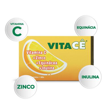 Vitacê Vitacê sinkkiä ja punahattu 30 tablettia 30 tablettia