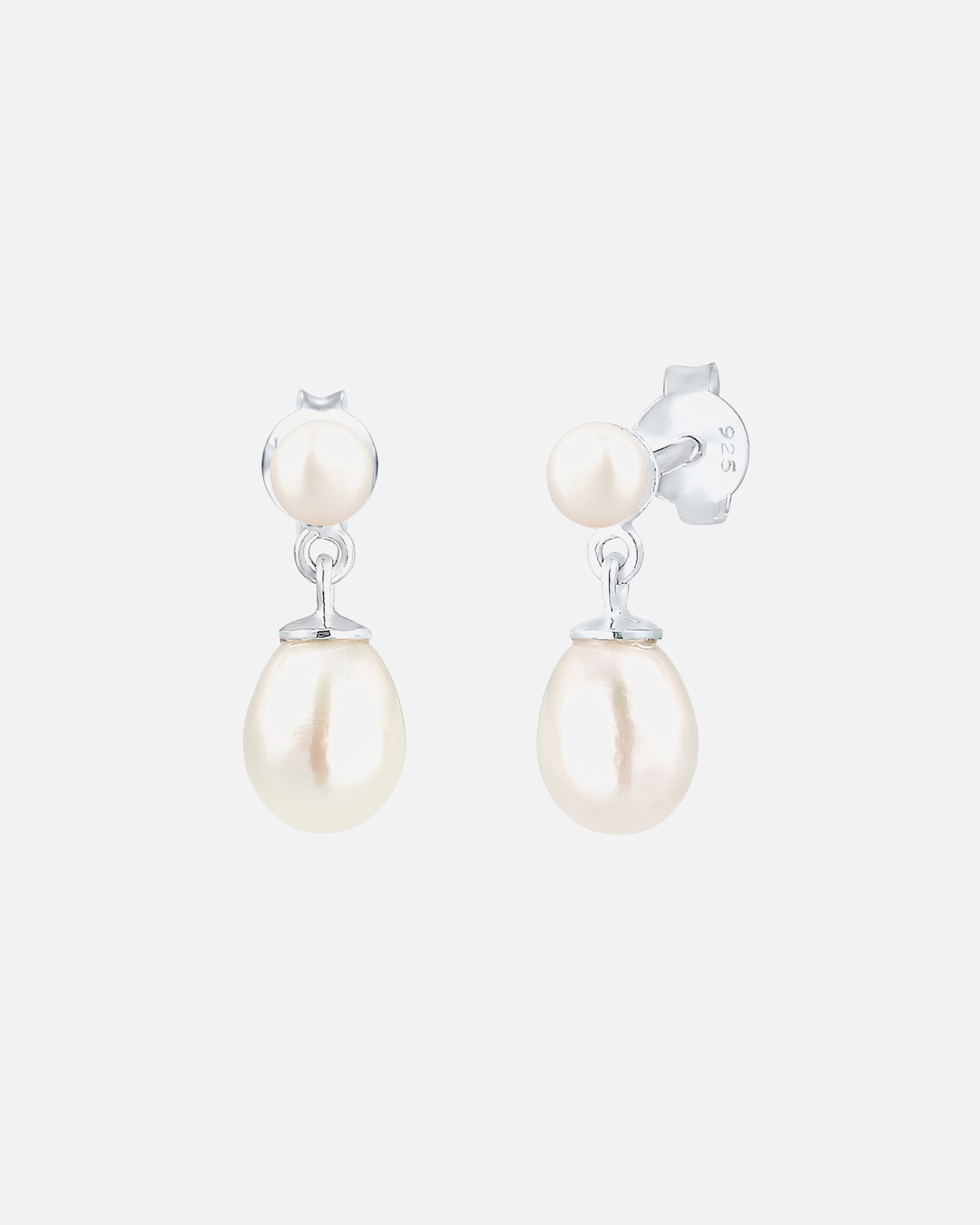 Elli PREMIUM Elli PREMIUM Boucles d'oreilles Femmes pendentif d'oreilles noble avec perles de culture d'eau douce en argent sterling 925