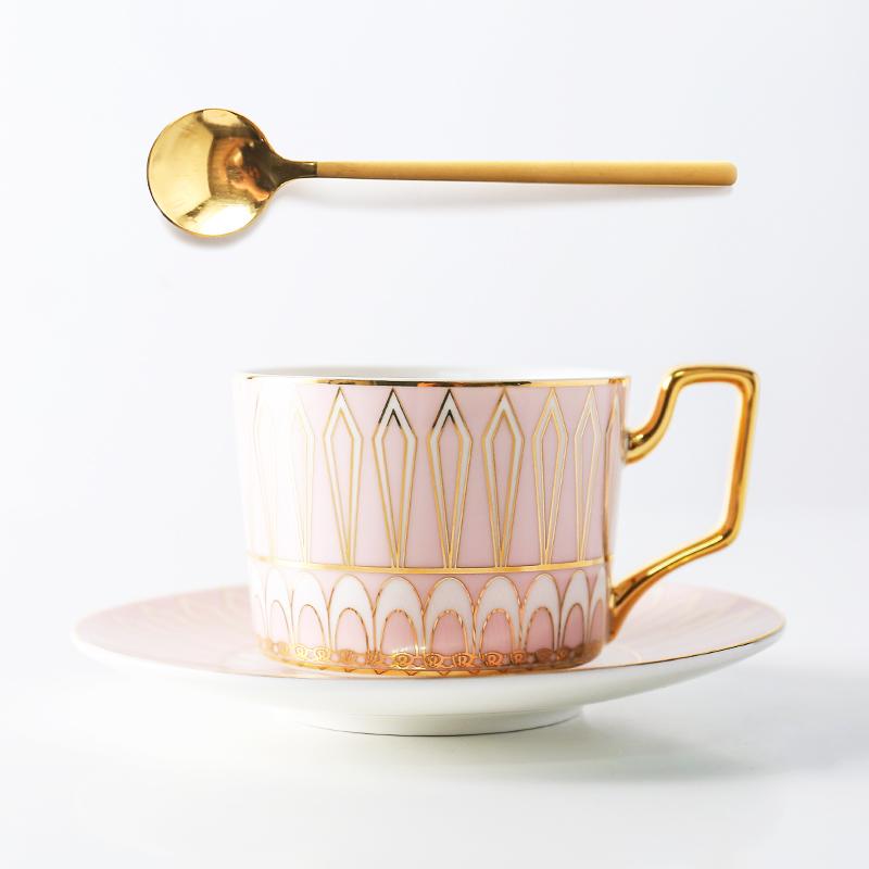 Tasse à café réutilisable de luxe européenne en porcelaine de voyage, style britannique créatif avec anse, Taza Desayuno, articles ménagers OO50BD