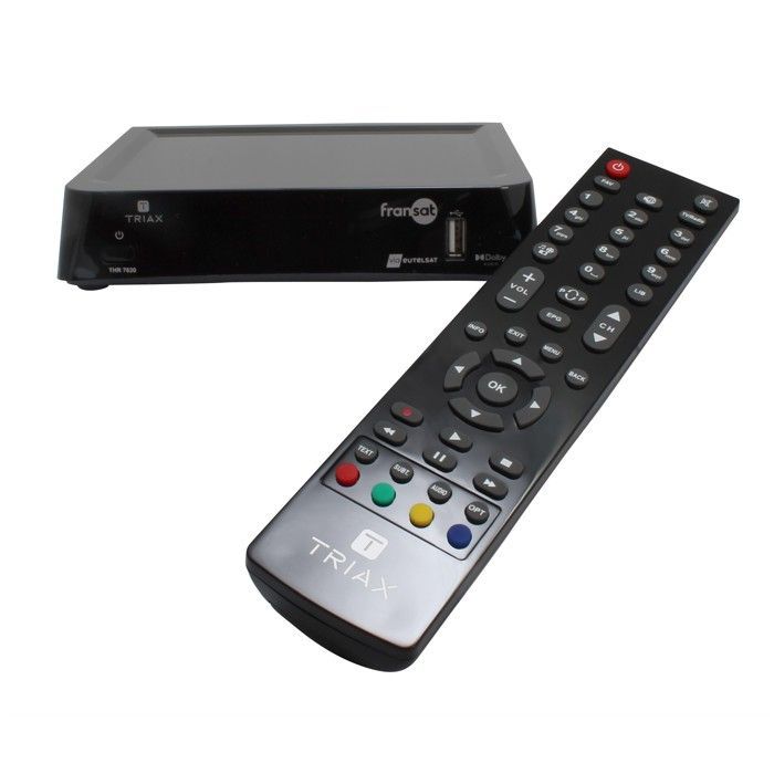 Receptor de satélite Fransat THR 7620 HD - Grabador USB - Timeshift
