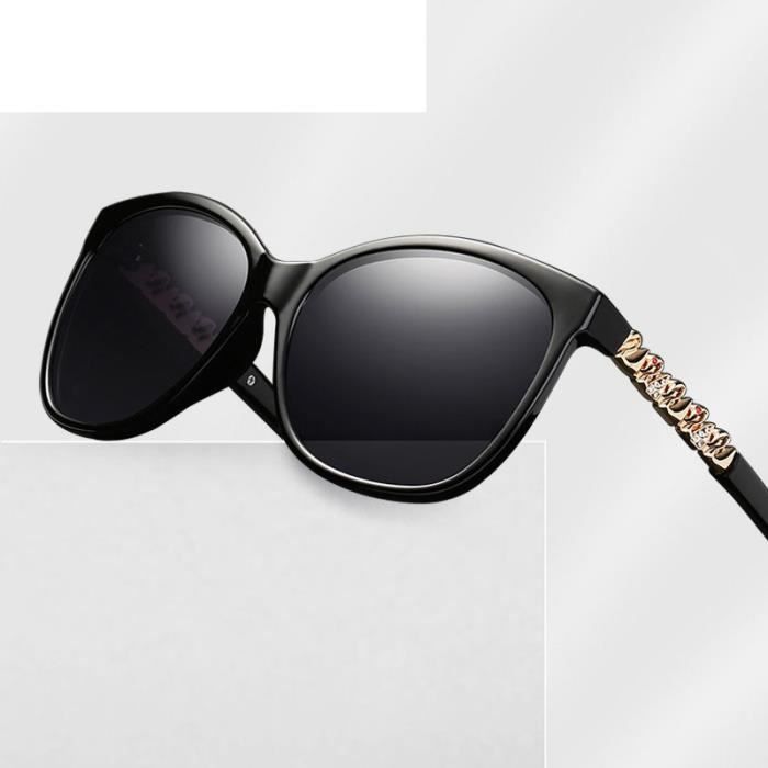 Lunettes de soleil polarisées de haute qualité pour femmes - Lunettes de soleil anti-éblouissement à la mode Miroir de conduiteprote