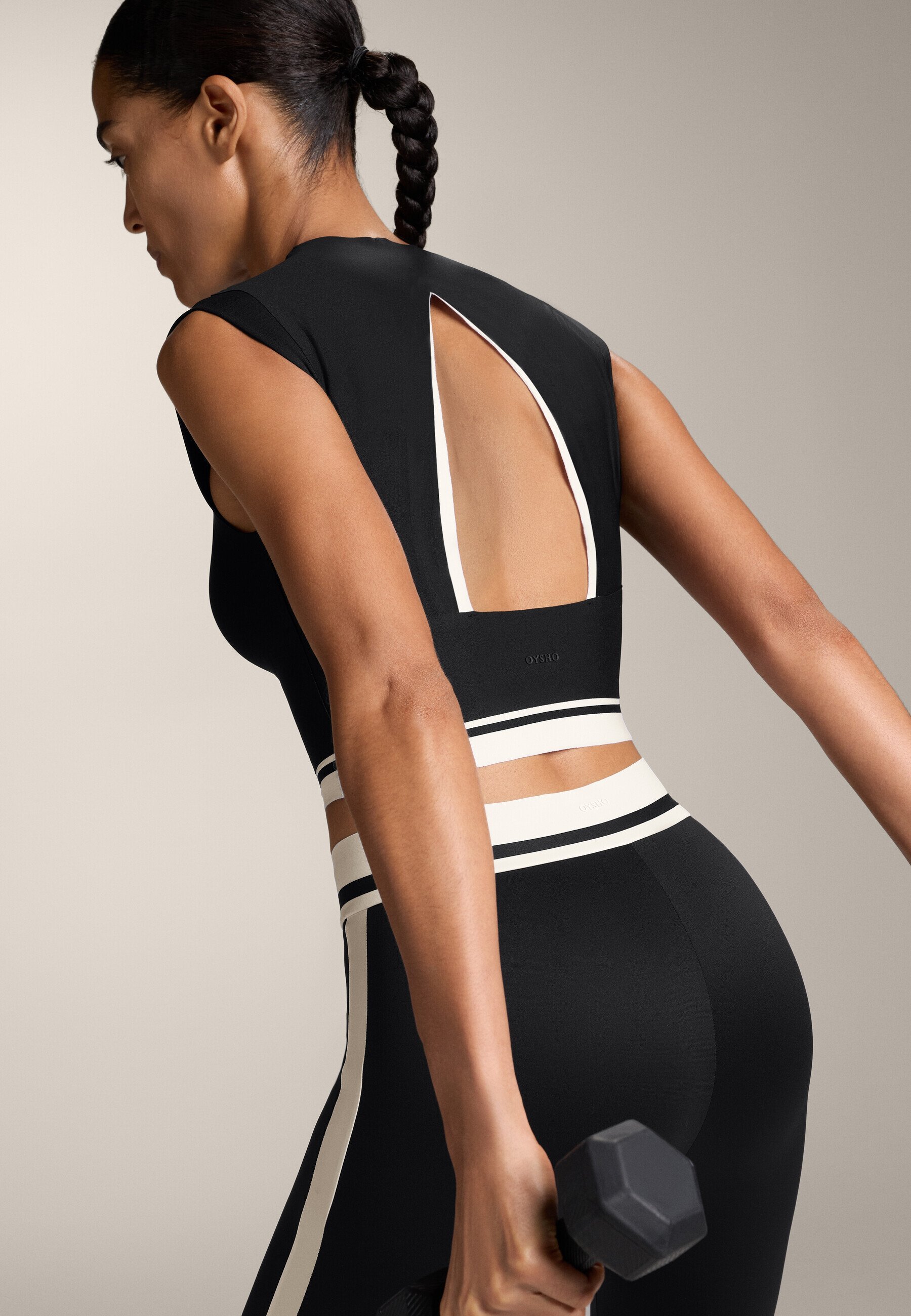 OYSHO PERFECT ADAPT - Top - zwart
