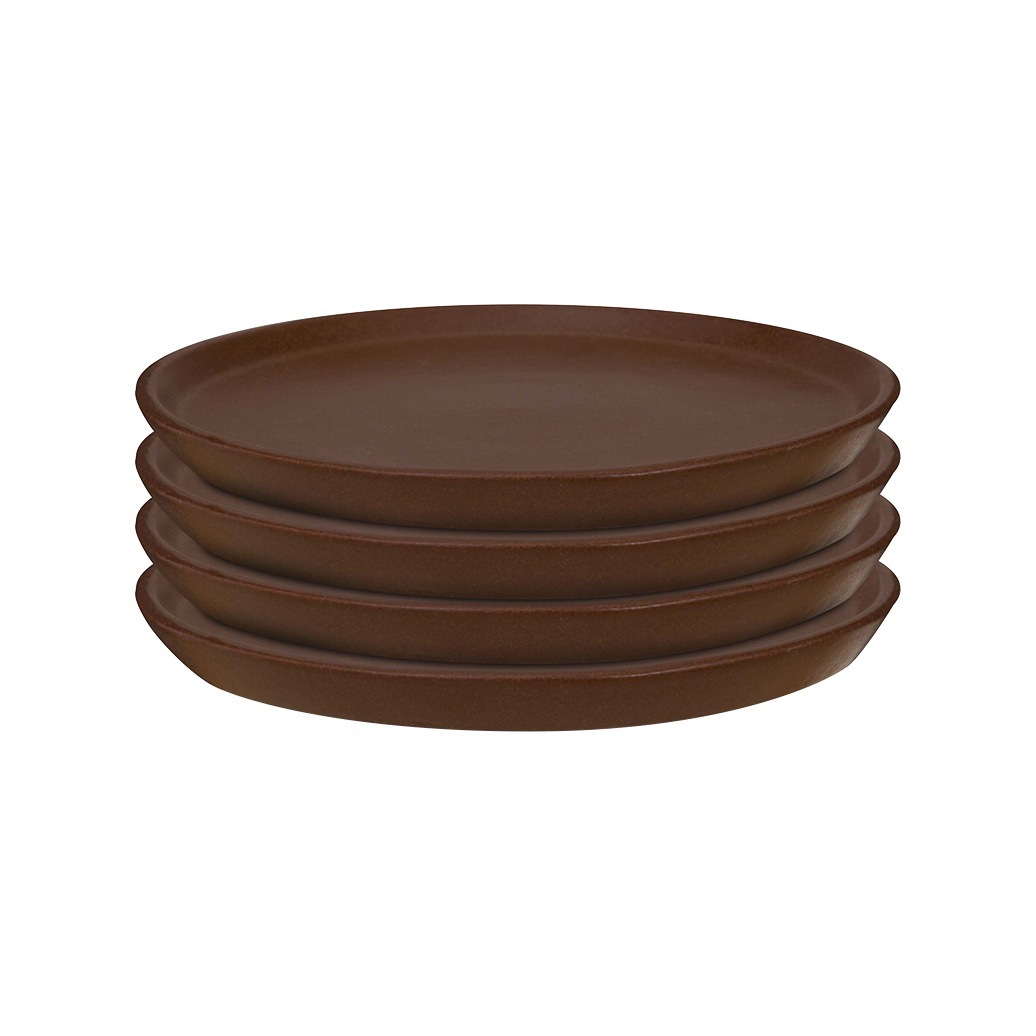 vtwonen tanjiri za doručak 17 cm (set od 4) – braon