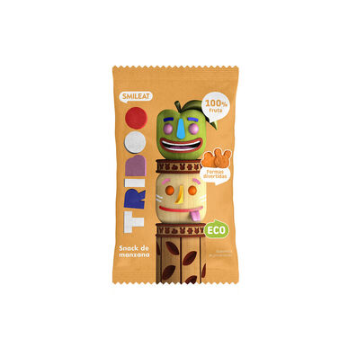 Smileat Triboo Snack de Maçã Ecológico Snack Orgânico 100% Fruta 25 gr 25 gr