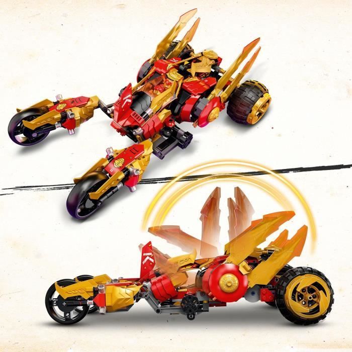 LEGO® NINJAGO 71773 Kai's Golden Dragon Off-Roader, Children's Car Toy