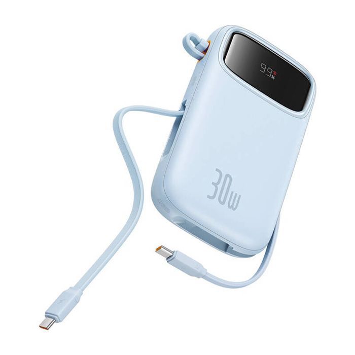 Batería externa - BASEUS - Qpow 2 - 10 000 mAh - 30 W - 2 puertos USB-C - Carga rápida