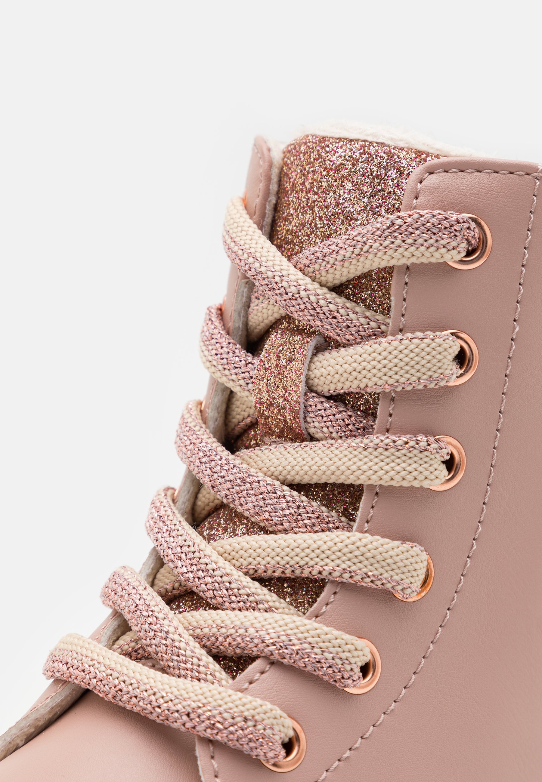 Stivaletti stringati Friboo - rosa