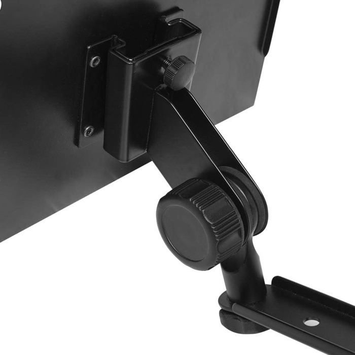 Plaque de support avec bras - FEBEST - MUS-ARM 1 - Taille S - Noir - 31,5x24 cm - Fixation stable - Métal - 1,05 kg