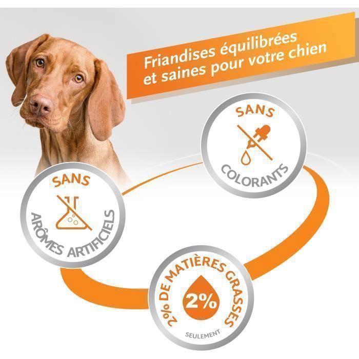 8in1 Delights XS Huesos masticables de res para perros pequeños - Larga duración - Sin cereales, sin colorantes ni saborizantes artificiales - 21 unidades