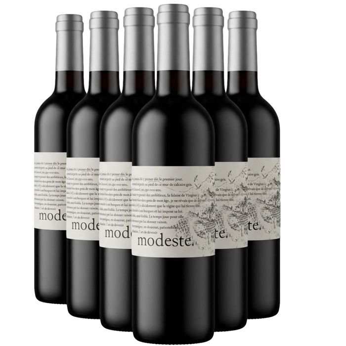 Domaine du Clos des Fées Modeste 2024 - Côtes Catalanes - Vin Rouge du Languedoc - Roussillon (6x75cl)
