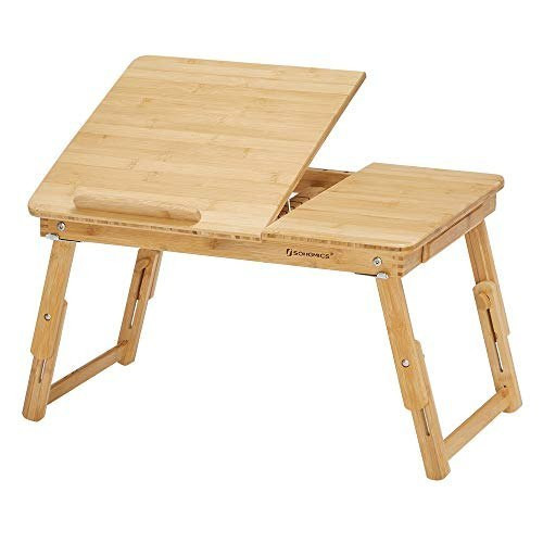 Bambusowe biurko, stół do laptopa