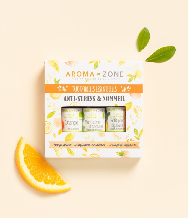 Coffret huiles essentielles Trio d'huiles essentielles -Anti-stress et Sommeil