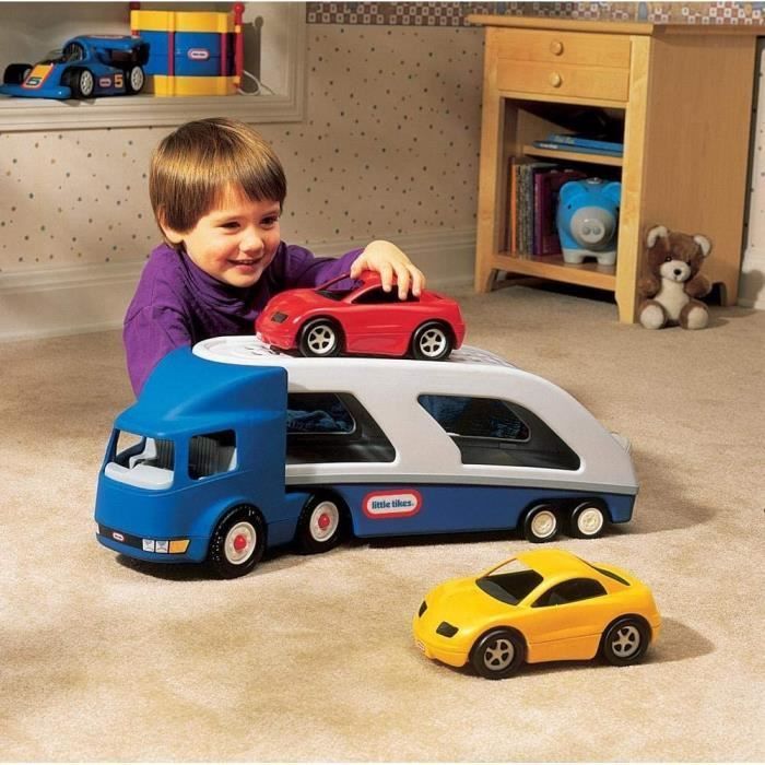 Little Tikes - Grand Porte-Voitures avec 2 Voitures de Sport - A partir de 3 ans