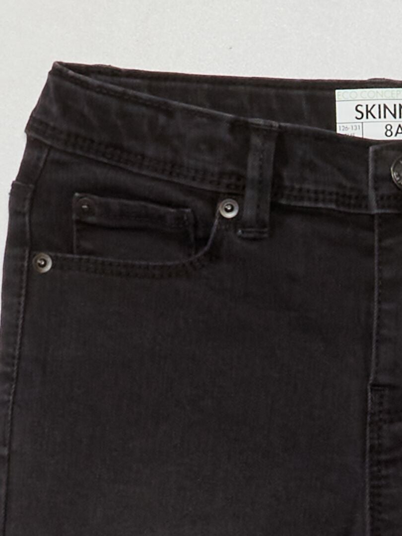 Calça jeans skinny ecológica - PRETA