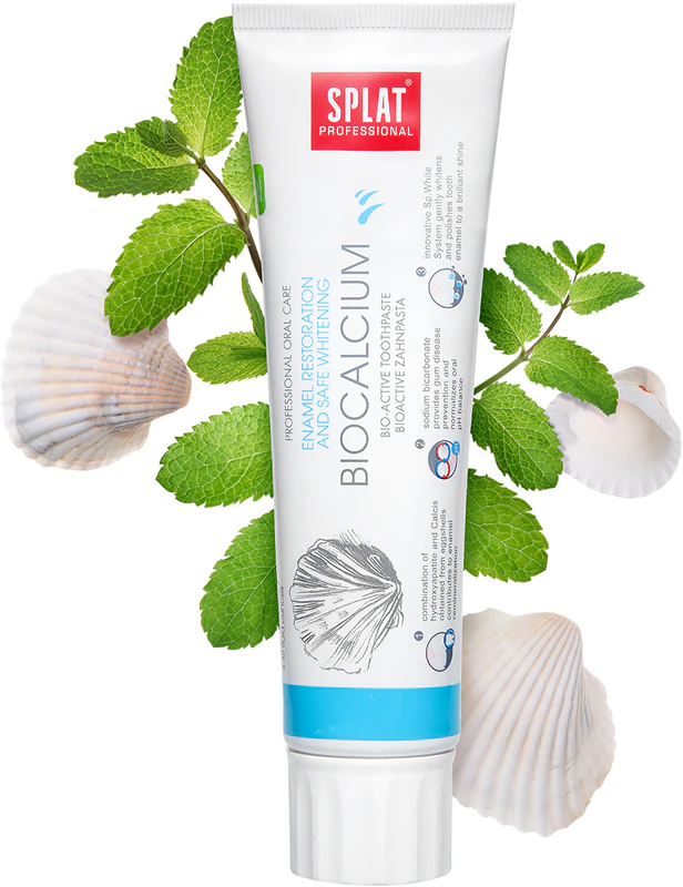 Splat Professional Biocalcium bioaktívna zubná pasta na obnovu skloviny a bezpečné bielenie zubov