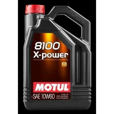 Aceite MOTUL 8100 X-POWER 10W60 5L (lata) - Aceite para automóviles