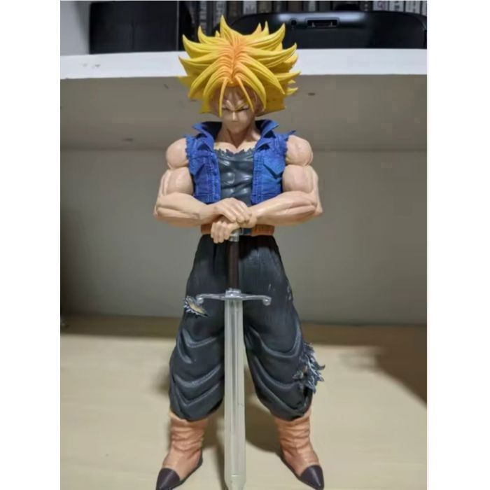 Figura de Trunks Super Saiyajin – Dragon Ball Z – Figura coleccionable de 25 cm con espada – Modelo realista de alta calidad